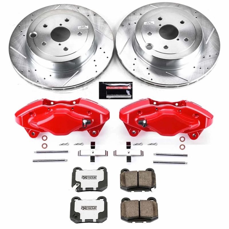 PowerStop PSB Z26 Street Kit w/Cals Brakes, Rotors & Pads Brake Kits - Performance D&S main image