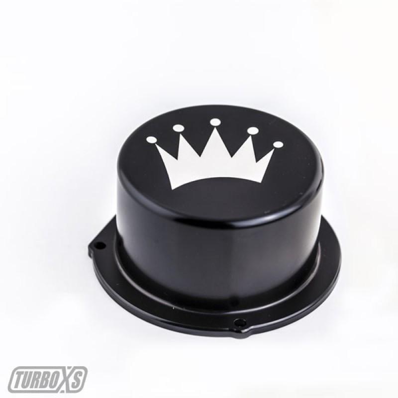 Turbo XS 15-16 Subaru WRX Billet Aluminum Vacuum Pump Cover - Black txs-W15-VPC-BLK Main Image