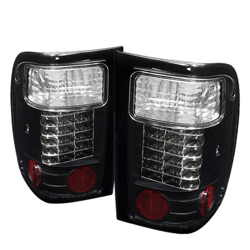 Spyder Ford Ranger 01-05 LED Tail Lights Black ALT-YD-FR98-LED-BK 5003836 Main Image