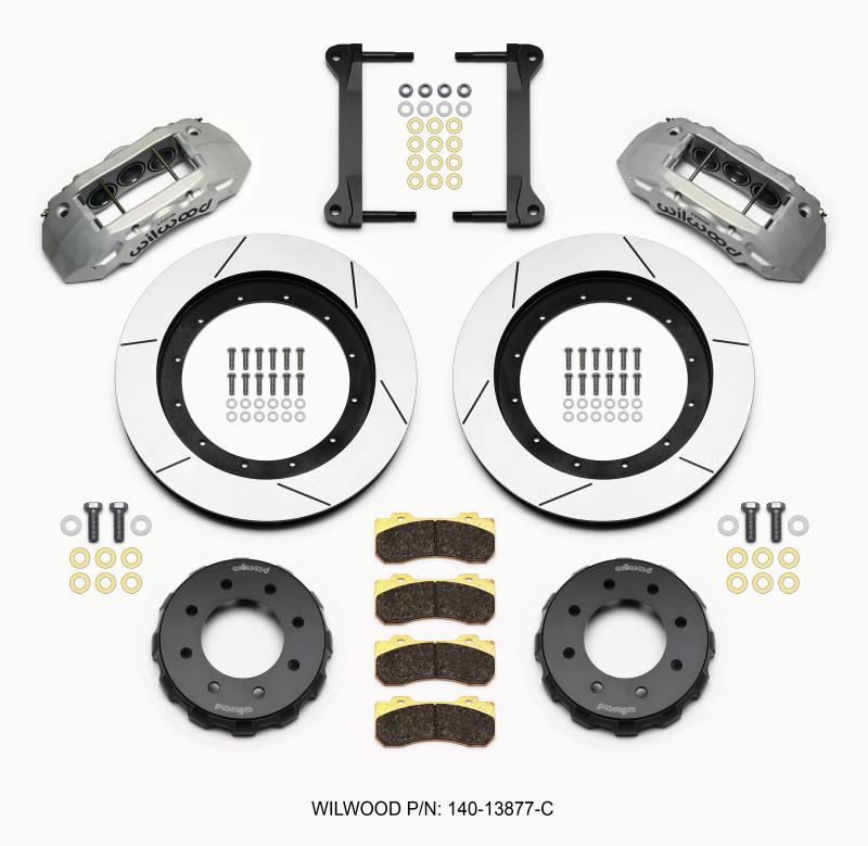 Wilwood TX6R Front Kit 16.00in Clear Ano 1999-2010 GM H2 Truck/SUV 2500 140-13877-C Main Image