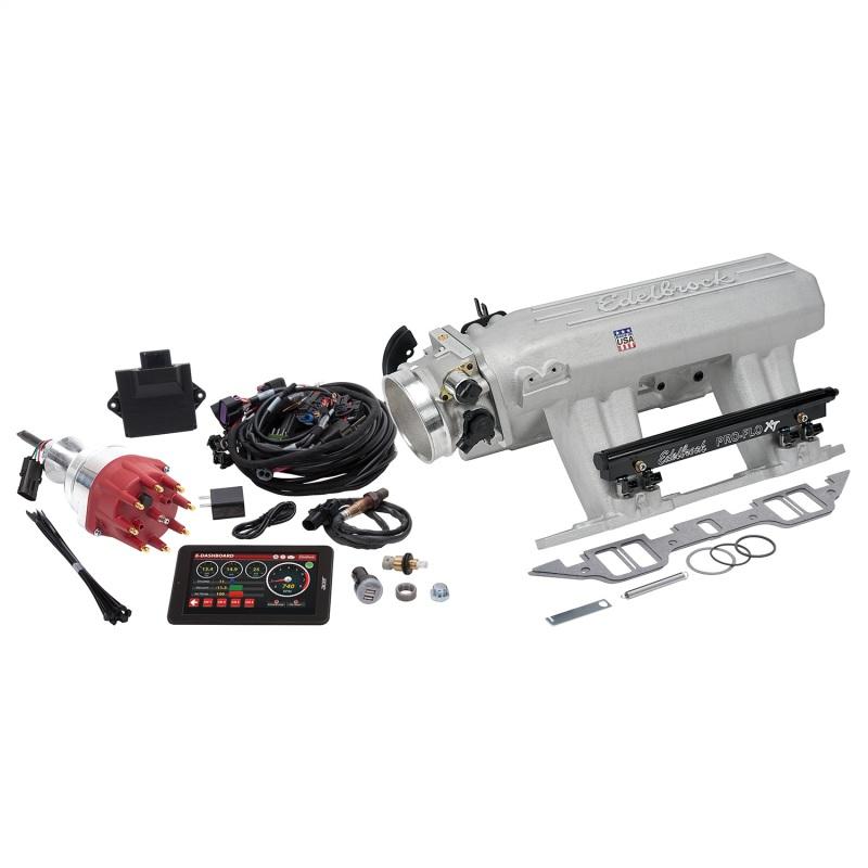 Edelbrock Pro Flo 4 XT EFI System Seq Port BB Chrysler RB 413-440ci 625 Max HP 35lb/hr Satin Finish 35920 Main Image