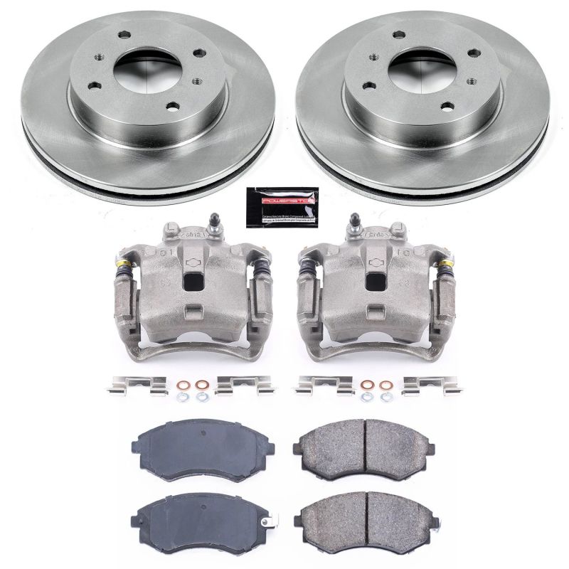 PowerStop PSB Autospecialty Kit w/Cals Brakes, Rotors & Pads Brake Kits - OE main image