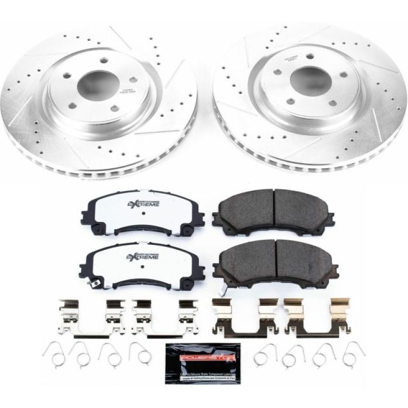 PowerStop PSB Z26 Street Warrior Kit Brakes, Rotors & Pads Brake Kits - Performance D&S main image