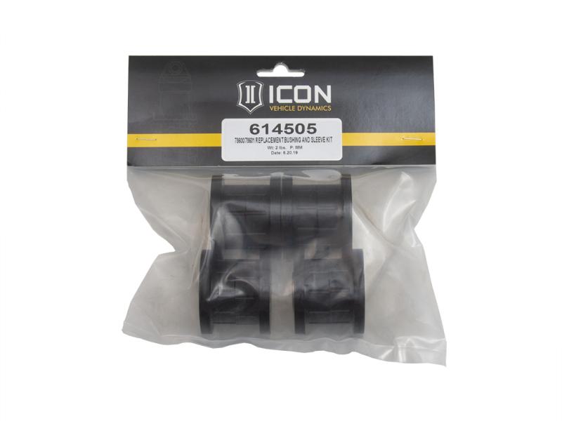 ICON 78600 / 78601 Replacement Bushing & Sleeve Kit 614505 Main Image