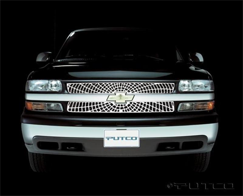 Putco 99-00 Chevrolet Silverado Light Duty Liquid Spider Web Grilles 303101 Main Image