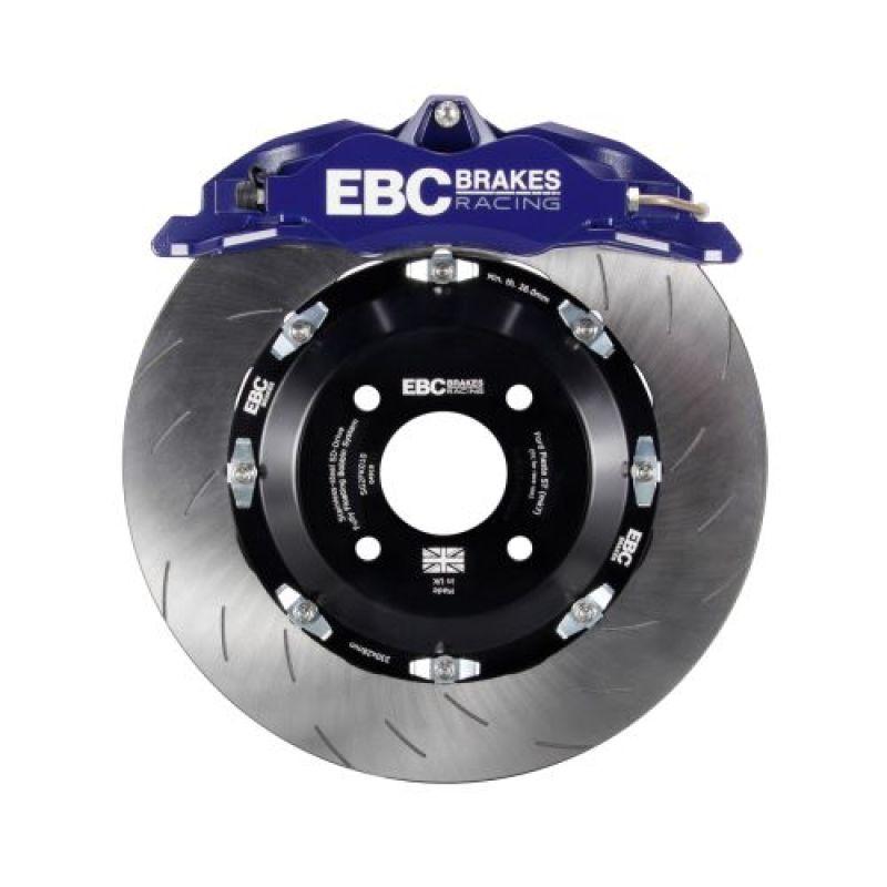 EBC Racing 12-17 Ford Fiesta ST (Mk7) Blue Apollo-4 Calipers 330mm Rotors Front Big Brake Kit BBK007BLU-2 Main Image