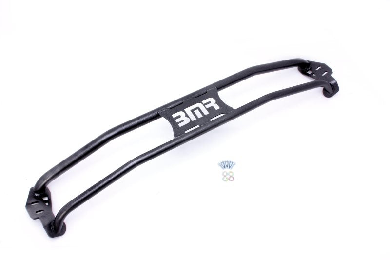 BMR 11-15 5th Gen Camaro Front 2-Point Strut Tower Brace - Black Hammertone STB017H