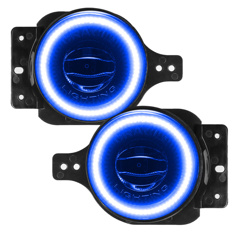 ORACLE Lighting Oracle Jeep Wrangler JL/Gladiator JT Sport High Performance W LED Fog Lights - Blue 5847-002