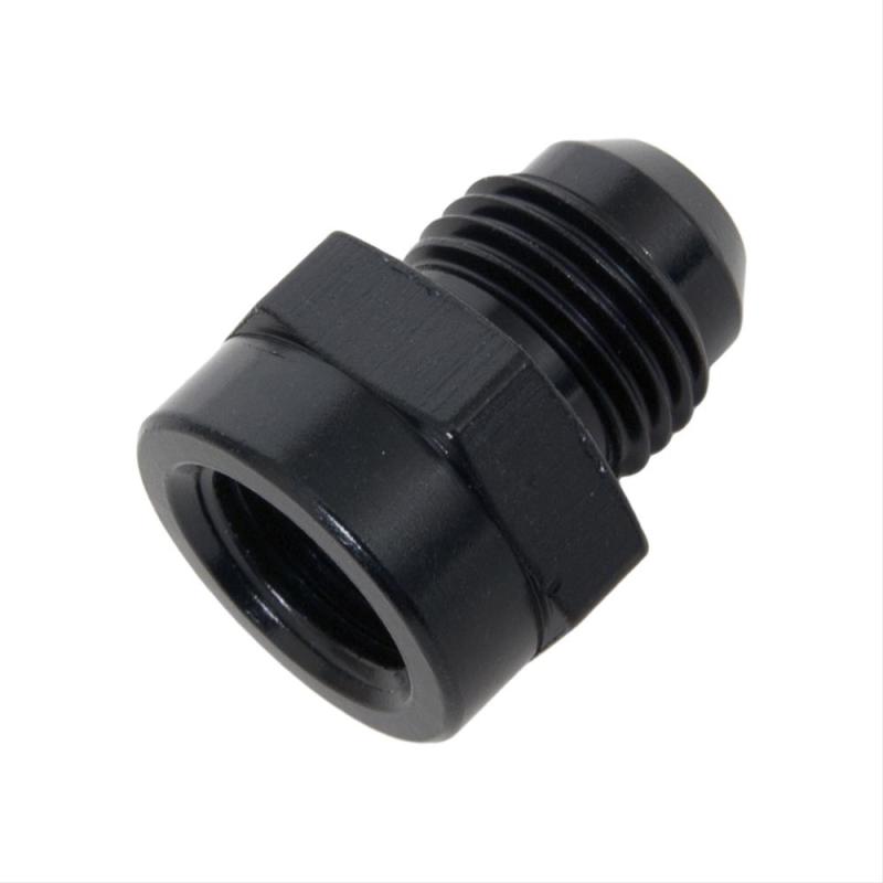 Fragola -6AN x 1/2-20 Fem Inv. Flare Adapter - Black 491940-BL