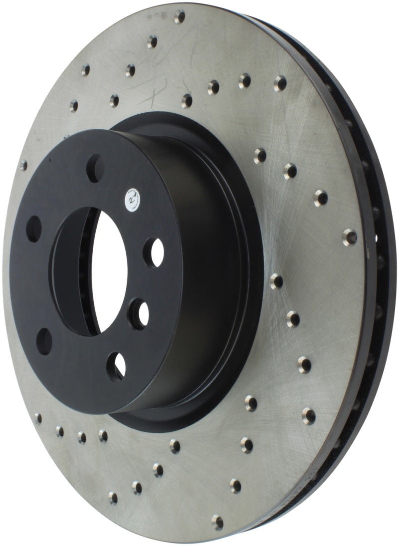 StopTech  Sport Cryo Cross Drilled Brake Rotor; Rear Left