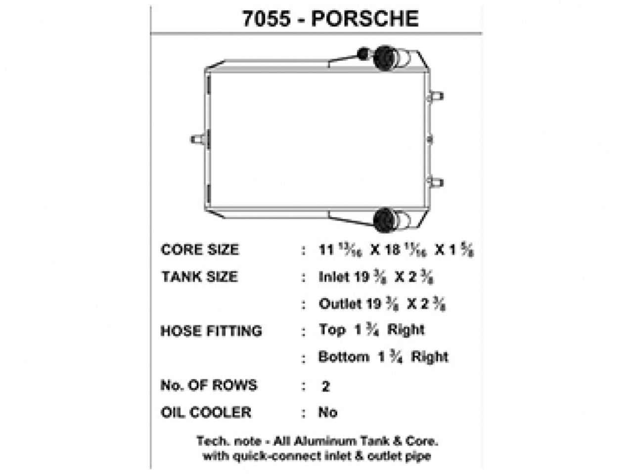 CSF Radiators 7055 Item Image