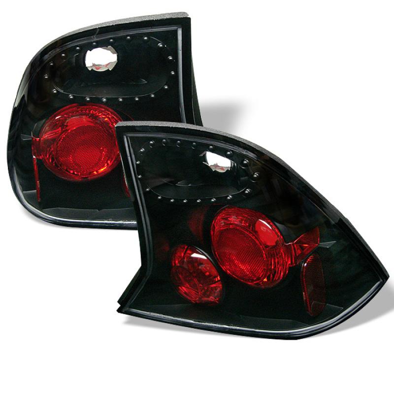 Spyder Ford Focus 00-04 4Dr Euro Style Tail Lights Black ALT-YD-FF00-4D-BK 5003072 Main Image