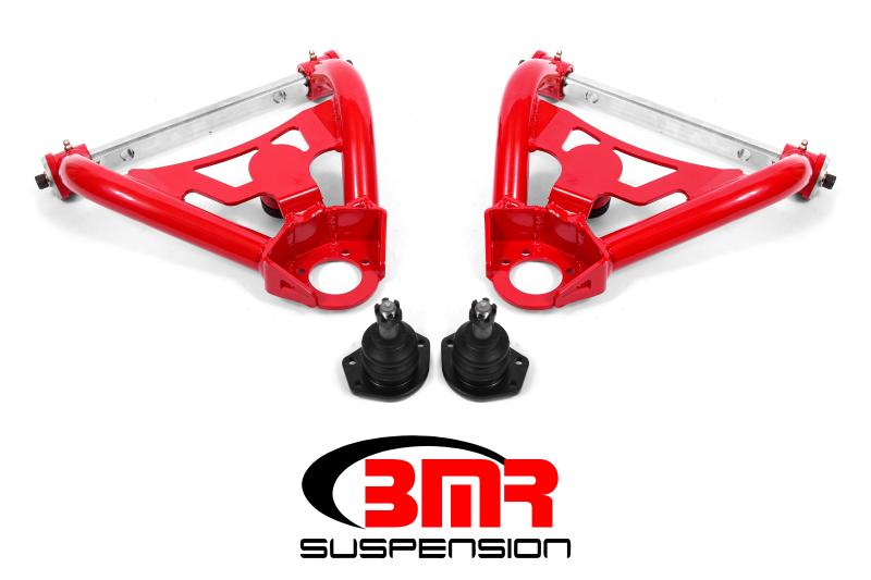 BMR 64-72 A-Body Upper Non-Adj. A-Arms w/ Stock Spindles (Polyurethane) - Red AA017R Main Image