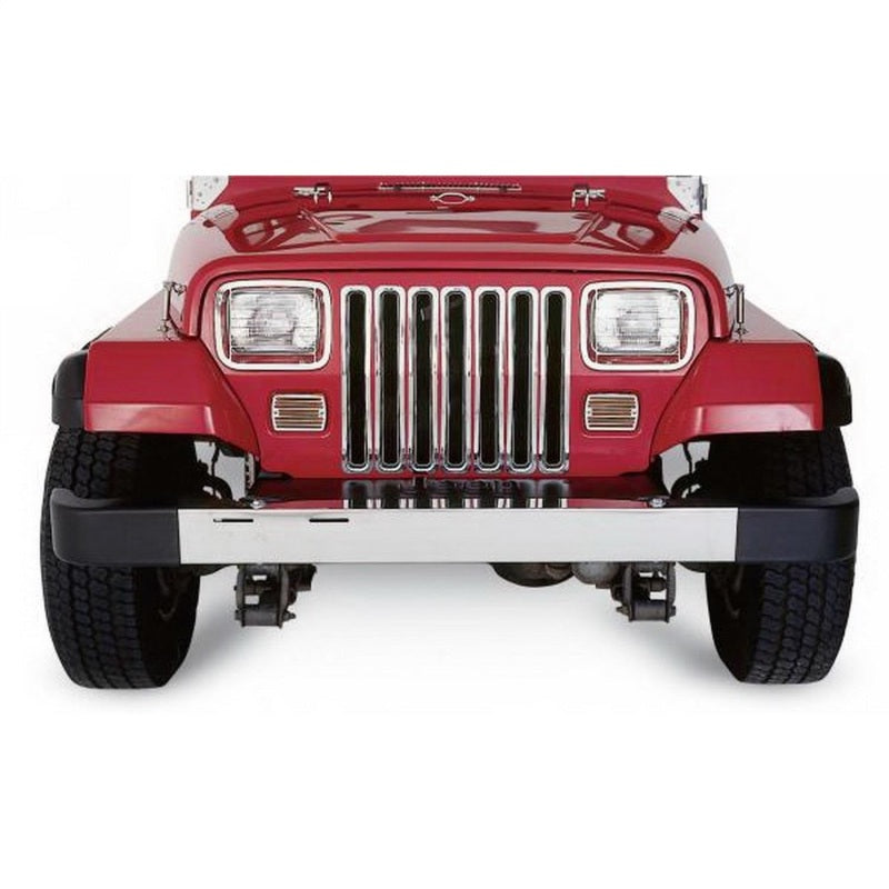 Rampage 1997-2006 Jeep Wrangler(TJ) Grille Inserts - Chrome 7511