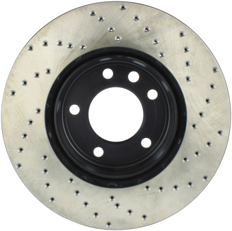 StopTech Sport Cryo Cross Drilled Brake Rotor; Front Right