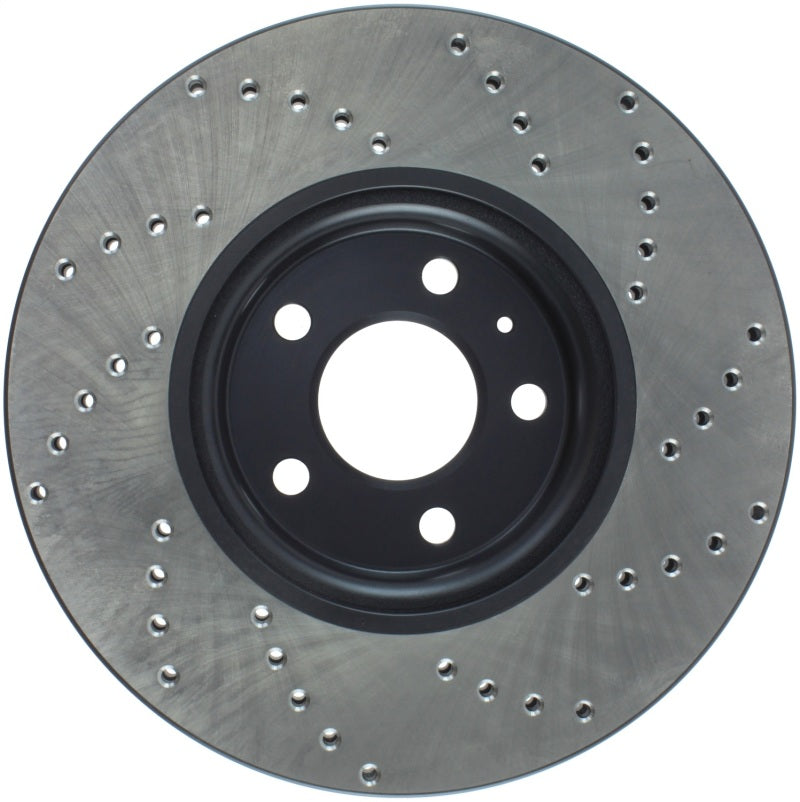 StopTech Sport Cryo Cross Drilled Brake Rotor; Front Left