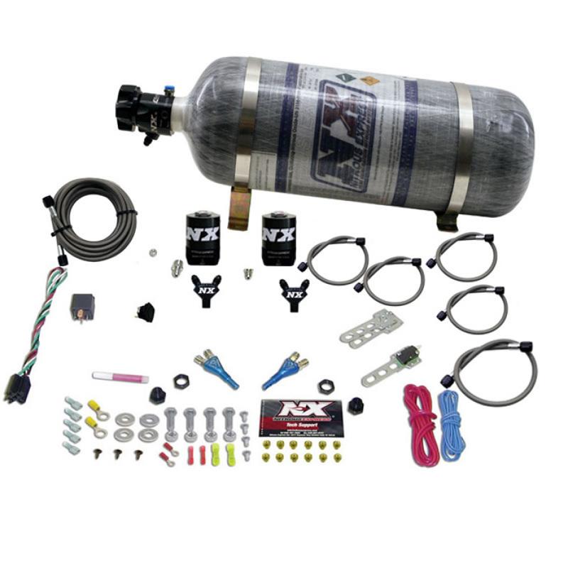 Nitrous Express BMW EFI All Dual Nozzle Nitrous Kit (50-300 HP) w/Composite Bottle 20816-12 Main Image