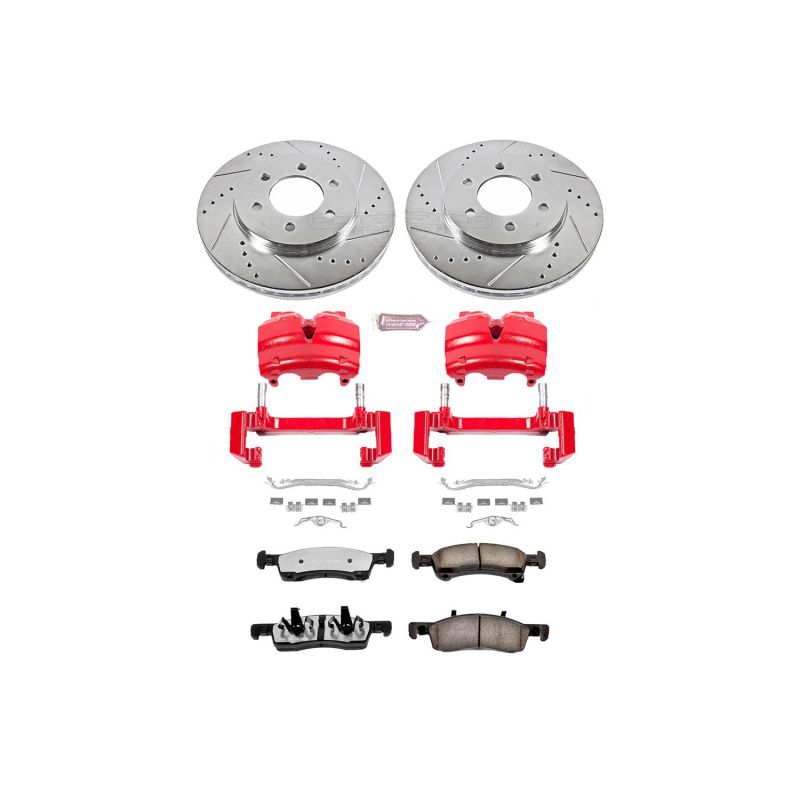 PowerStop PSB Z36 Truck & Tow Kit w/Cals Brakes, Rotors & Pads Brake Kits - Performance D&S main image