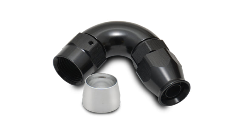 Vibrant -4AN 120 Degreeree Hose End Fitting for PTFE Lined Hose 28204