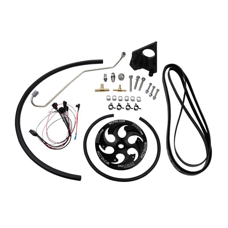 Wehrli 06-10 Chevrolet 6.6L LBZ/LMM Duramax Twin CP3 Kit w/Raw Pulley WCF100247 Main Image