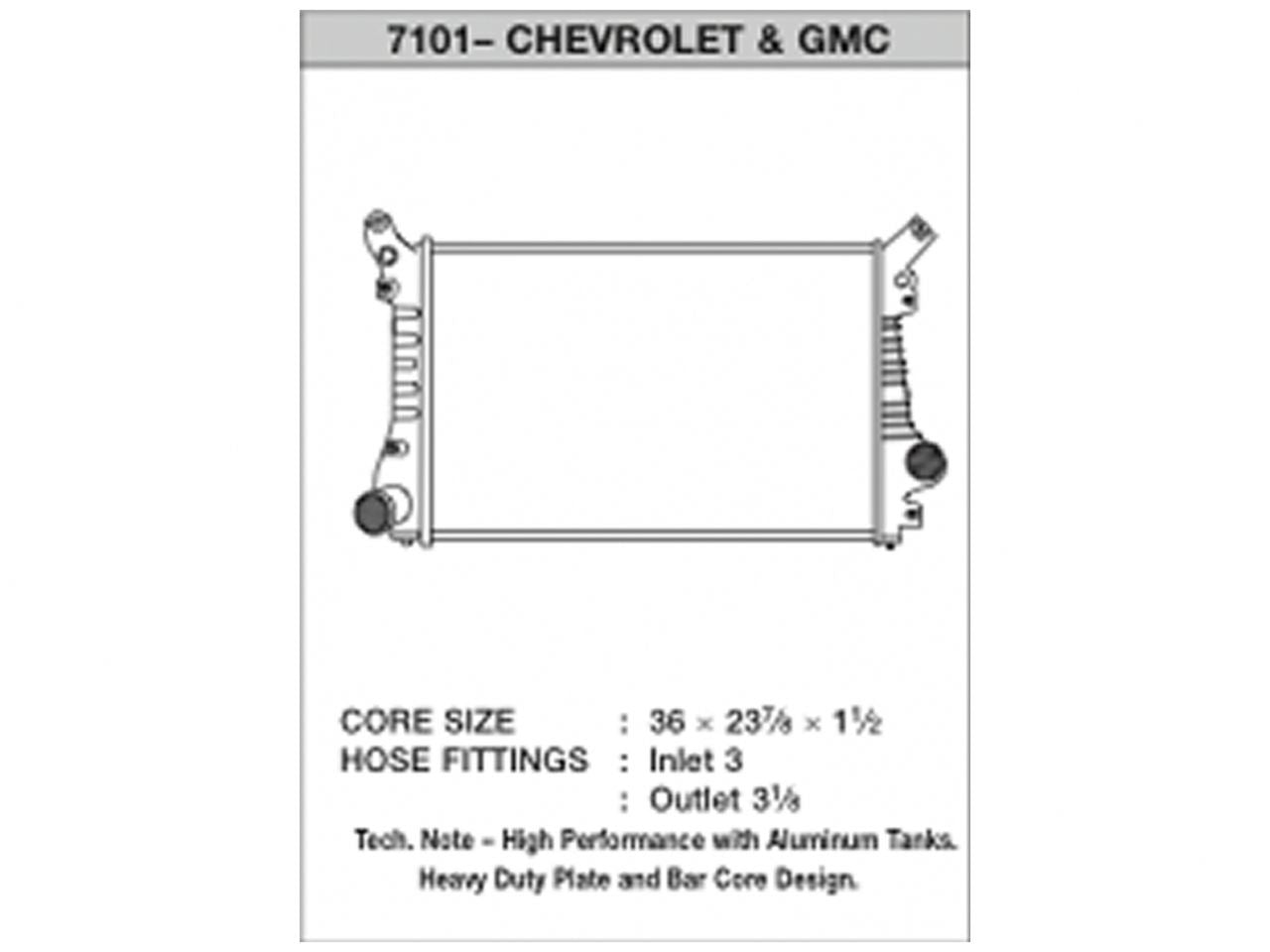 CSF Radiators 7101 Item Image