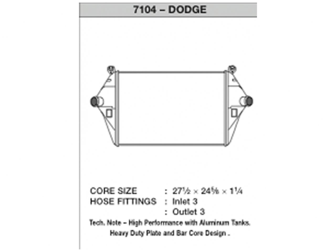 CSF Radiators 7104 Item Image