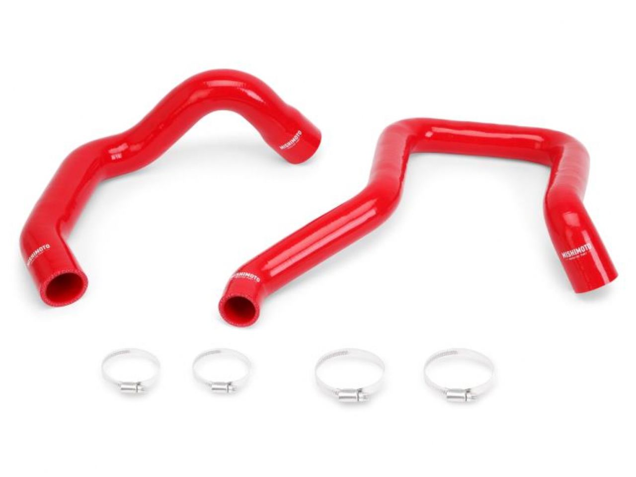 Mishimoto  91-01 Jeep Cherokee XJ 4.0L Silicone Coolant Hose Kit - Red