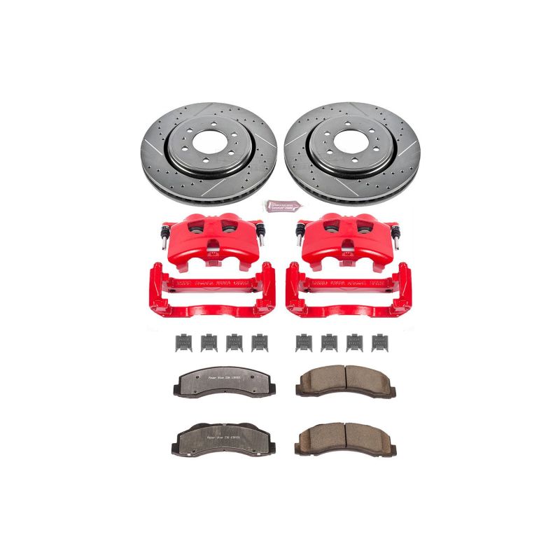 PowerStop PSB Z36 Truck & Tow Kit w/Cals Brakes, Rotors & Pads Brake Kits - Performance D&S main image