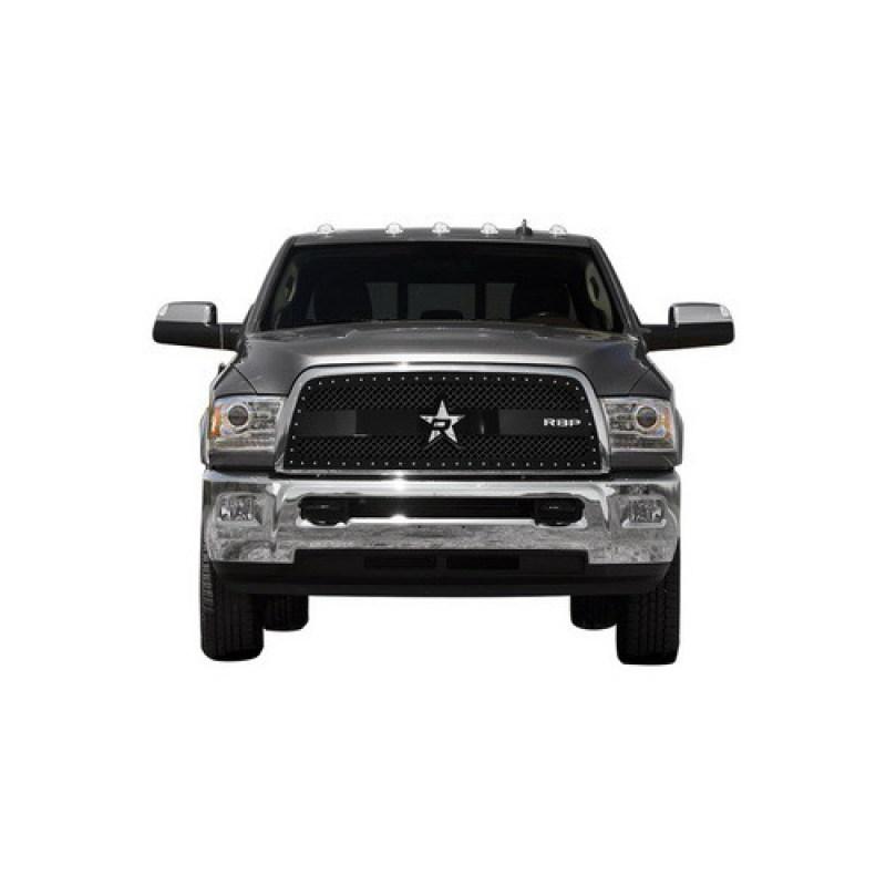 RBP RX-3 Series Studded Frame 1pc. Grille 13-17 Dodge Ram 2500/3500 - Black RBP-951463 Main Image