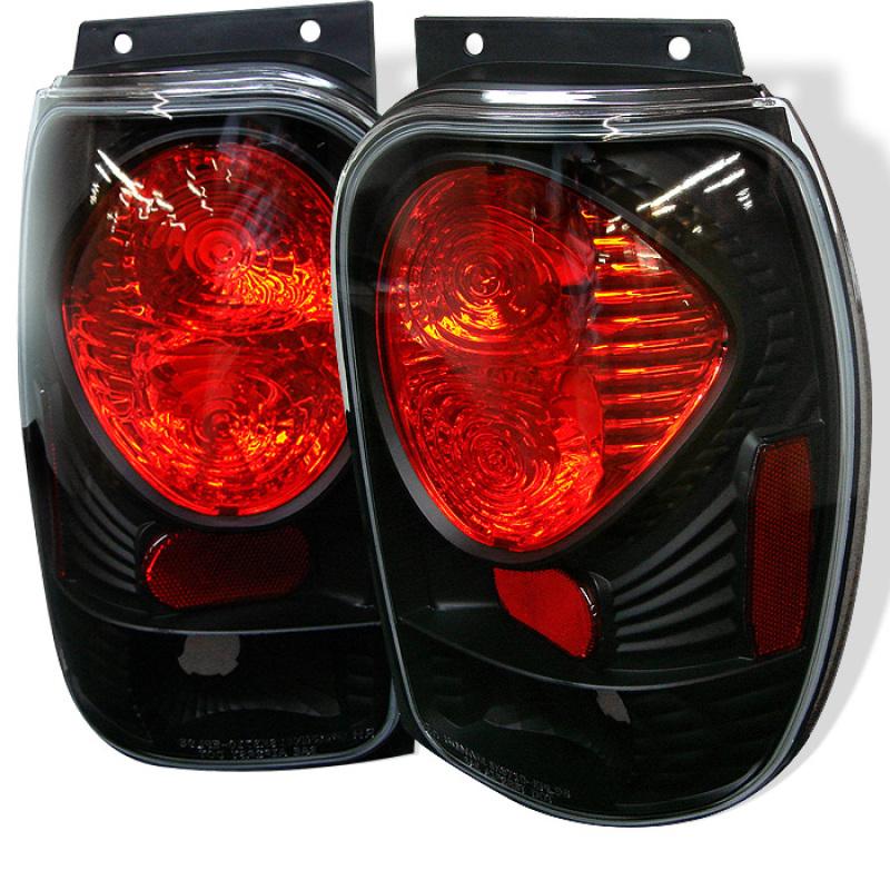 Spyder Ford Explorer 98-01 (Except 2001 Sport & Sport Trac) Euro Tail Lights Blk ALT-YD-FEXP98-BK 5003034 Main Image