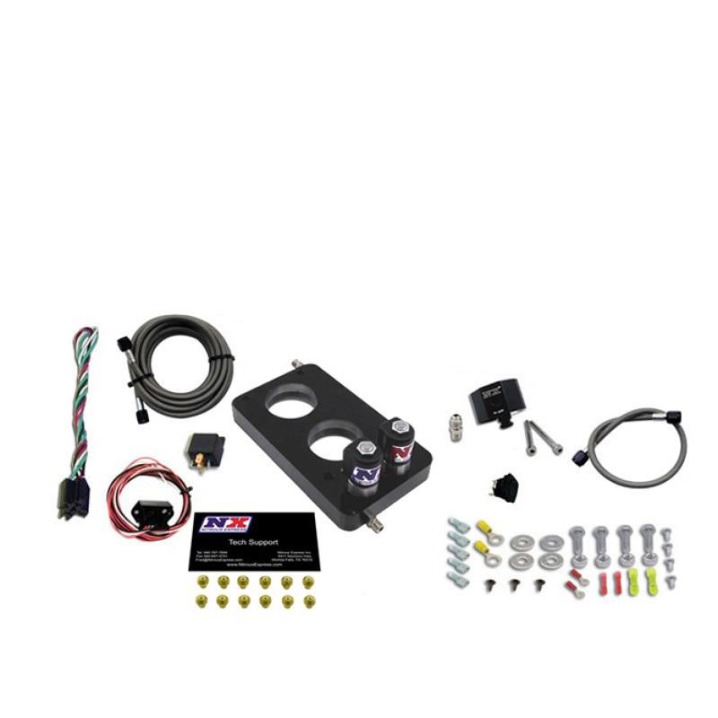 Nitrous Express 05-10 Ford Mustang 4.6L 3 Valve Nitrous Plate Kit (50-150HP) w/o Bottle 20947-00 Main Image