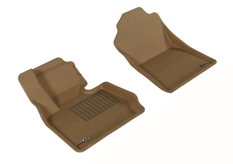 3D MAXpider 2011-2018 BMW X3/X4 F25/F26 Kagu 1st Row Floormat - Tan L1BM03211502 Main Image