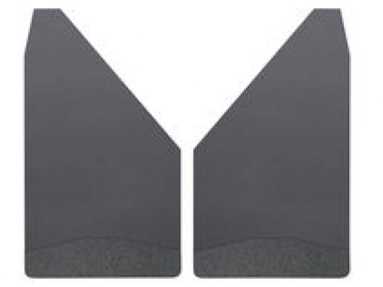 Husky Liners Universal Mud Flaps 12in Wide - Stainless Steel Weight (2pc)