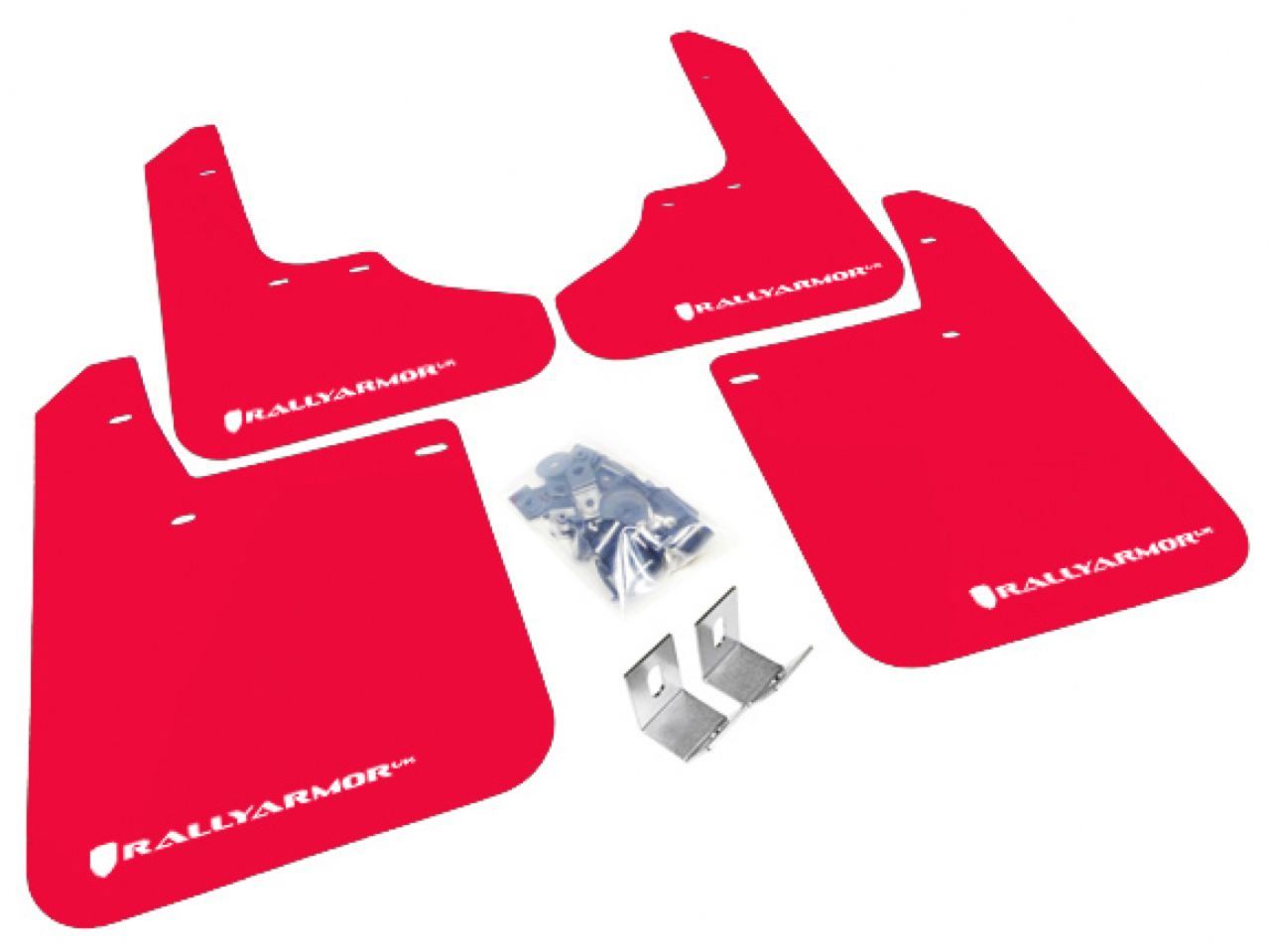 Rally Armor Mud Flaps MF2-UR-RD/WH Item Image