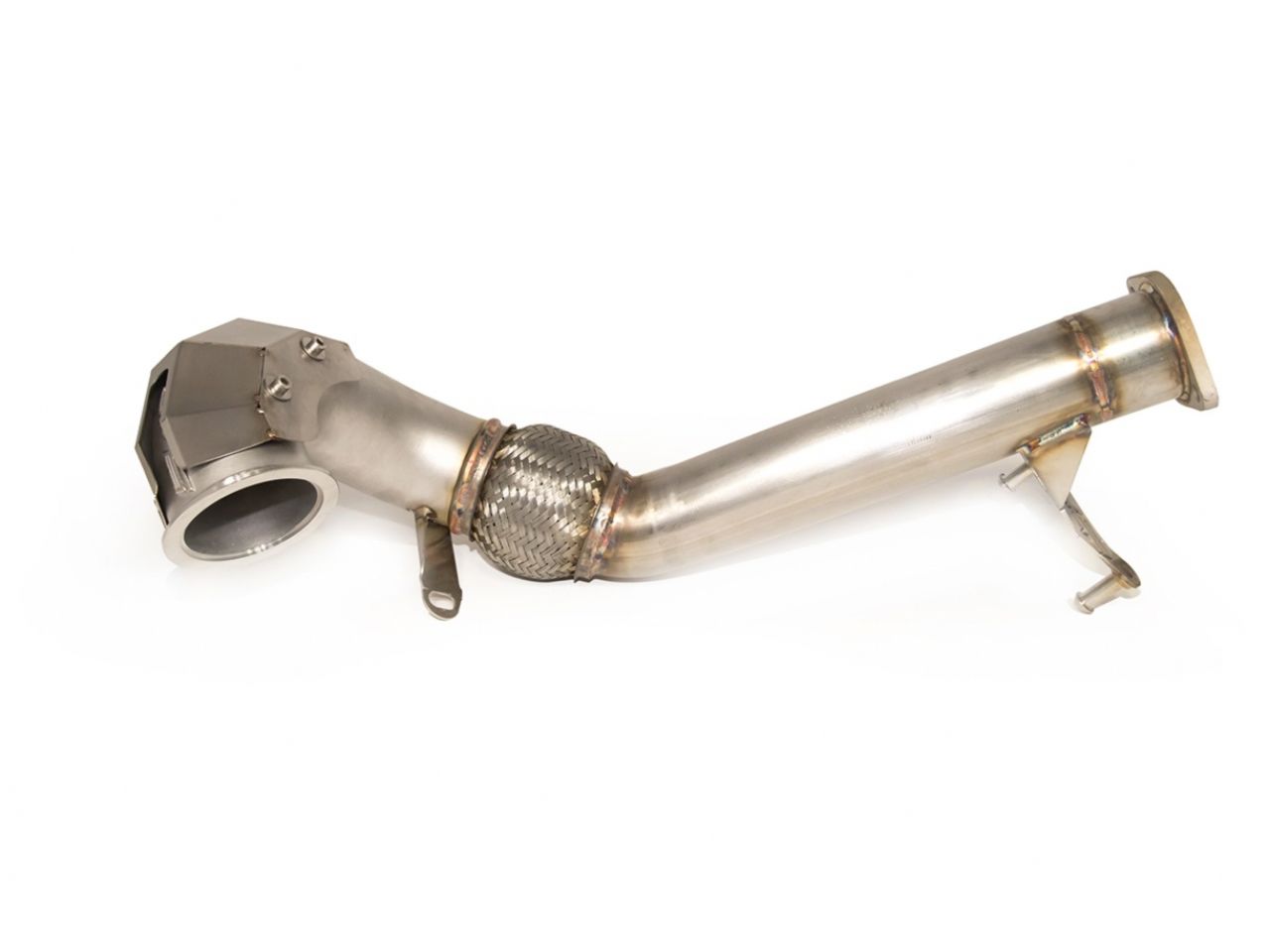 AMS Performance MK7 Golf R Downpipe With High Flow Catalytic Converter