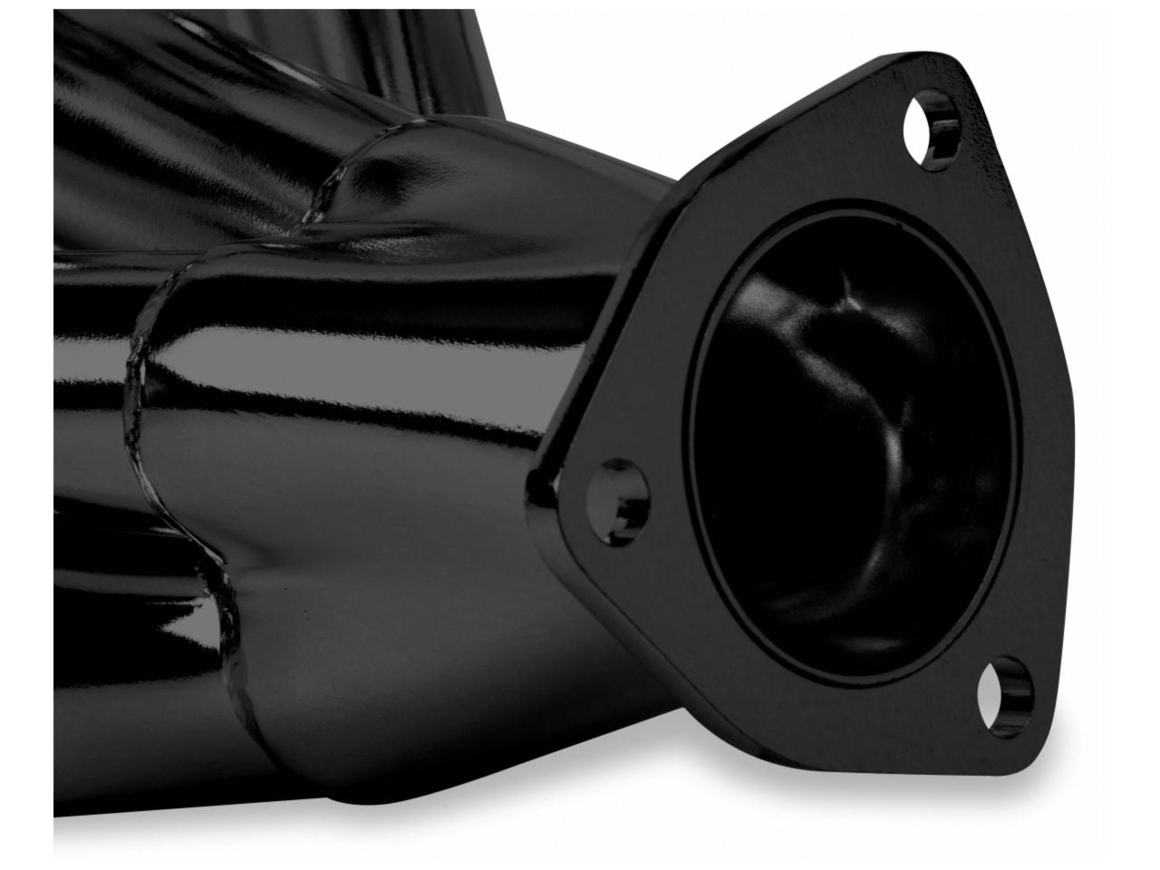 FlowTech LS-1 Block Hugger Header-Black Paint