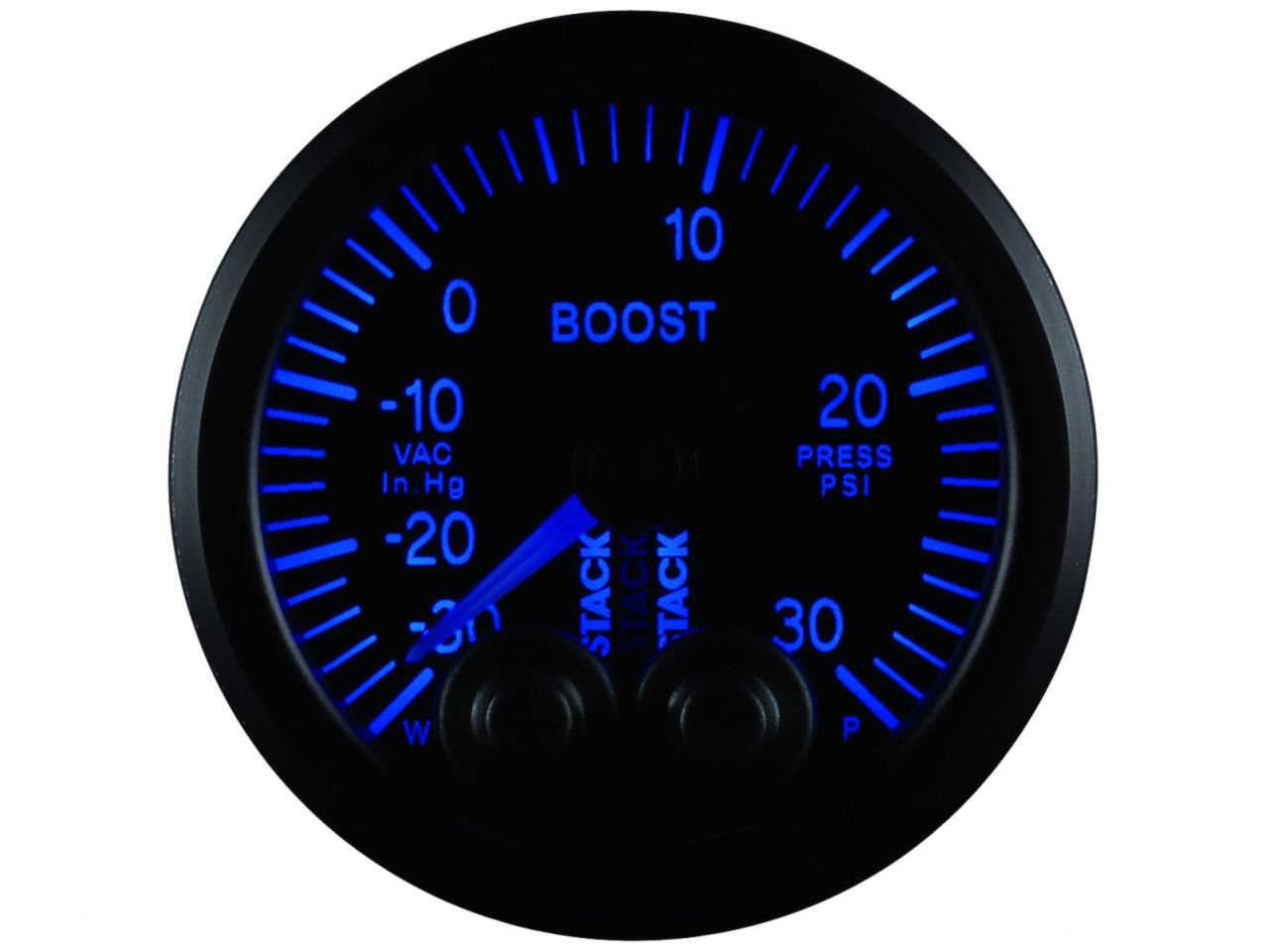 Autometer Gauge Boost Pro-Cntrl 52mm Blk -30inHg-30psi