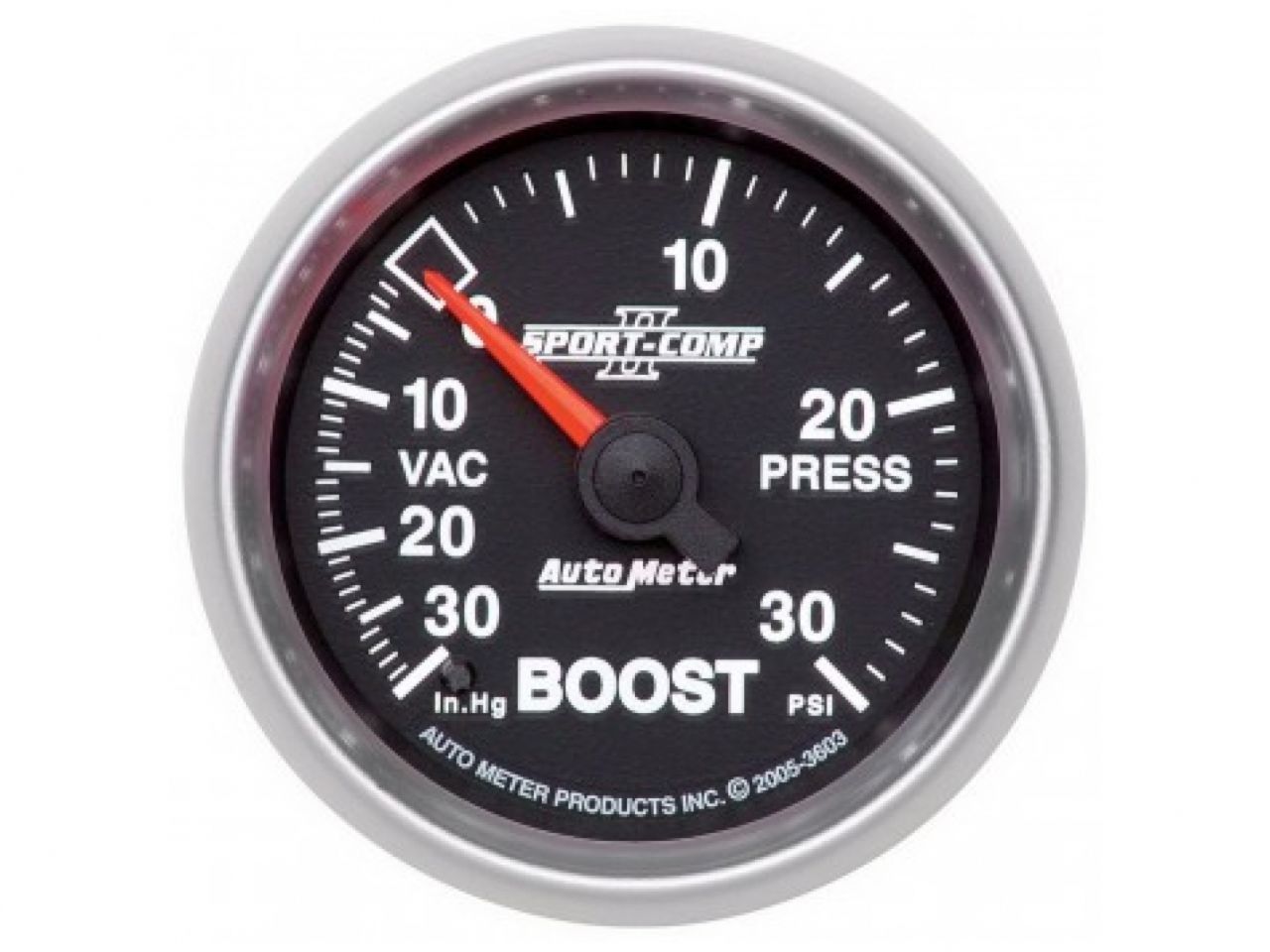 Autometer Vacuum Gauge 3603-M2 Item Image