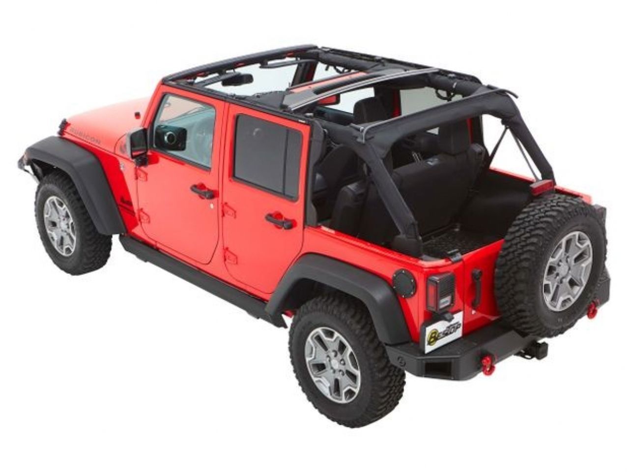 Bestop Soft Top; All New Trektop NX; Black Twill; Fabric; Uses Factory Doors;