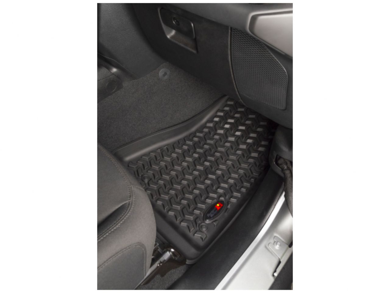 Rugged Ridge All Terrain Floor Liner Kit,Front/Rear,Black,18-19 Jeep Wrangler JL