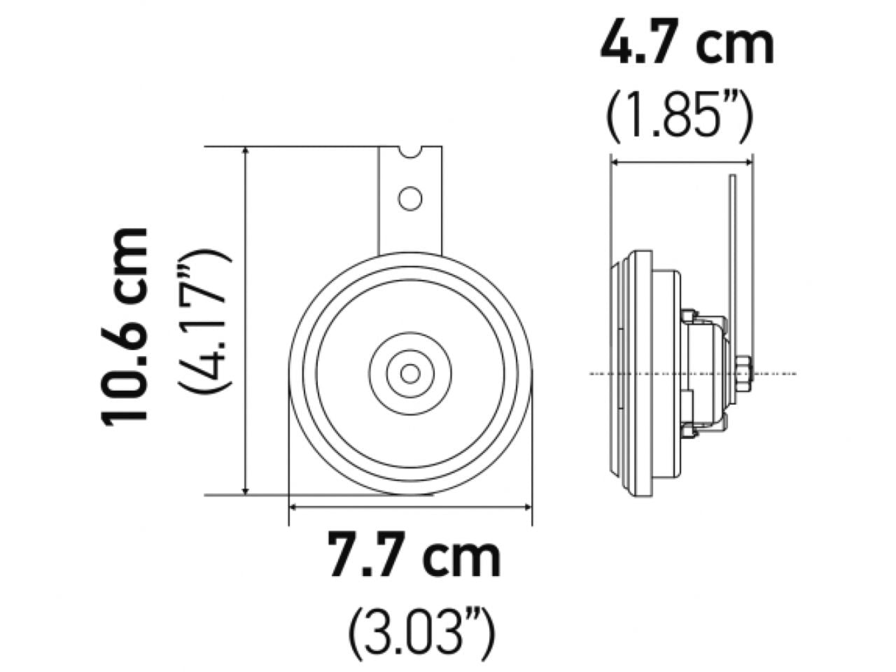 Hella Twin Tone Disc Horn Kit