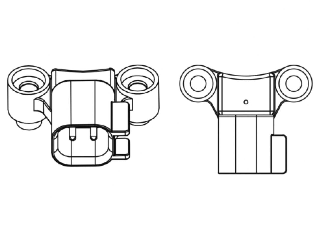 Hella 12V Twin Tone Trumpet Horn Kit - Ford