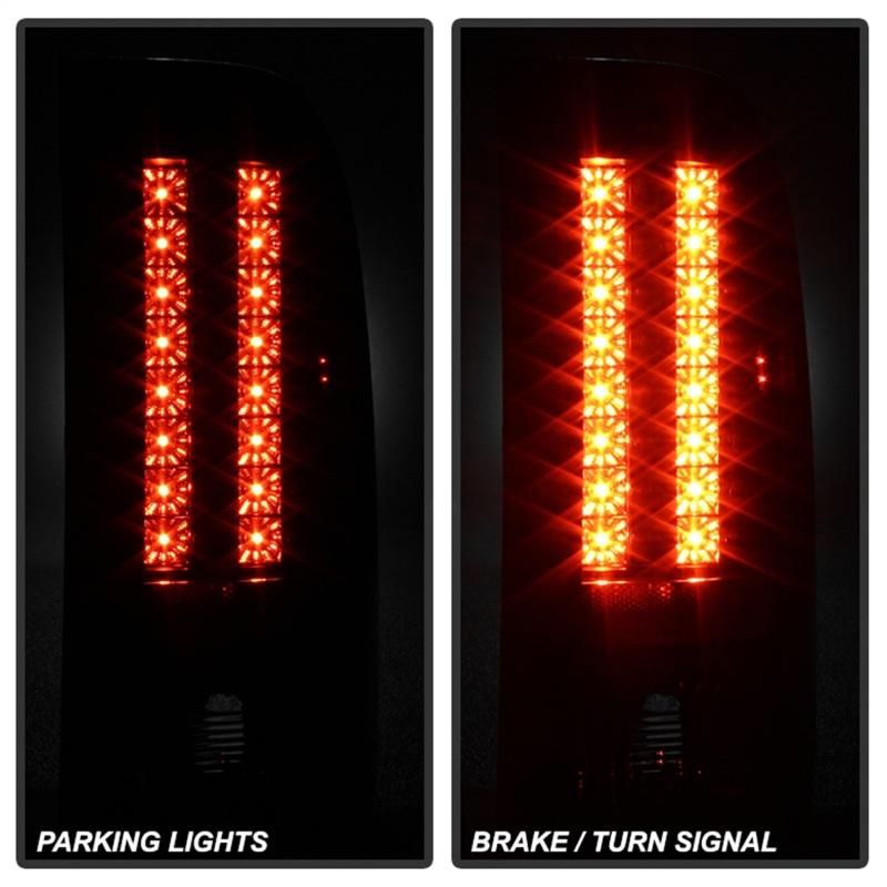 Spyder Chevy Silverado 07-13 LED Tail Lights Blk Smke ALT-YD-CS07-LED-BSM 5078032 Main Image