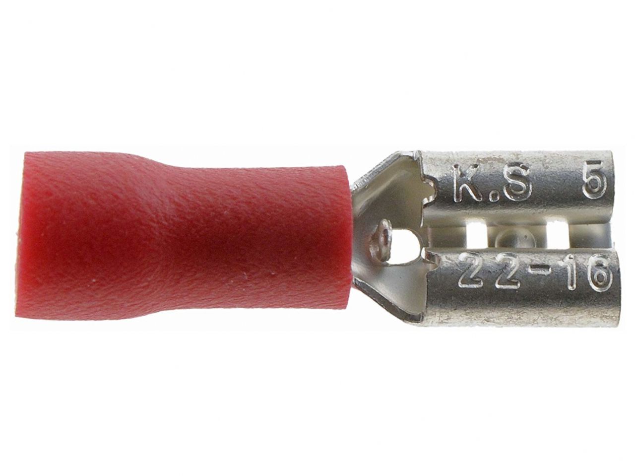 Dorman 22-18 Gauge Female Disconnect, .187 In., Red