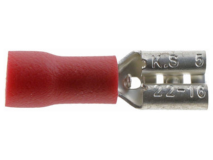 Dorman Conduct-Tite 22-18 Gauge Female Disconnect Terminal .187 Inch Red 20 Pack 86425