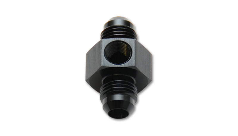 Vibrant Male AN Flare Union Adapter with 1/8" NPT Port; Size: -6AN