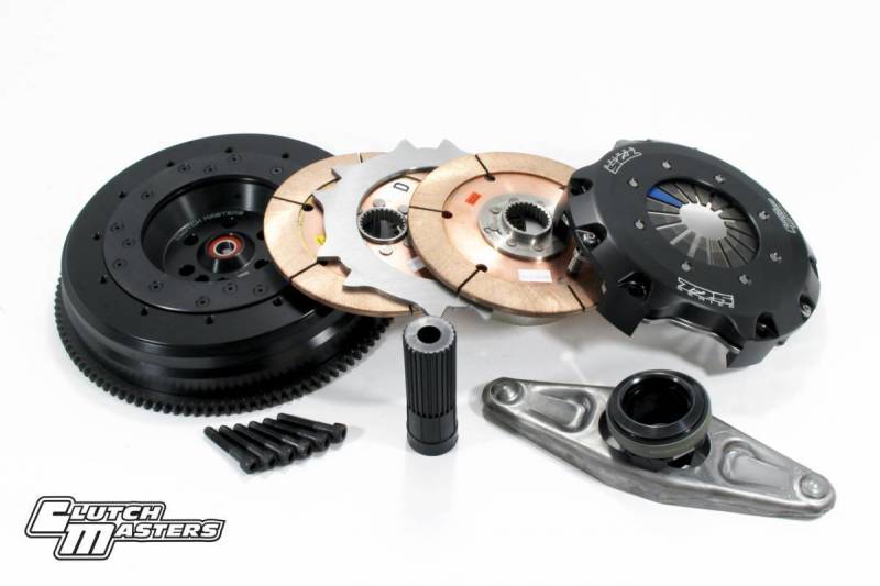 Clutch Masters 11-15 BMW 335 3.0L N55 Twin-Disc (Race) Clutch Kit w/ Aluminum Flywheel 03075-TD7R-A