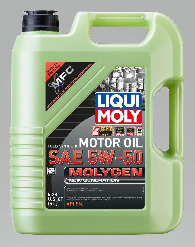 LIQUI MOLY 5L Molygen New Generation Motor Oil 5W-50 20310