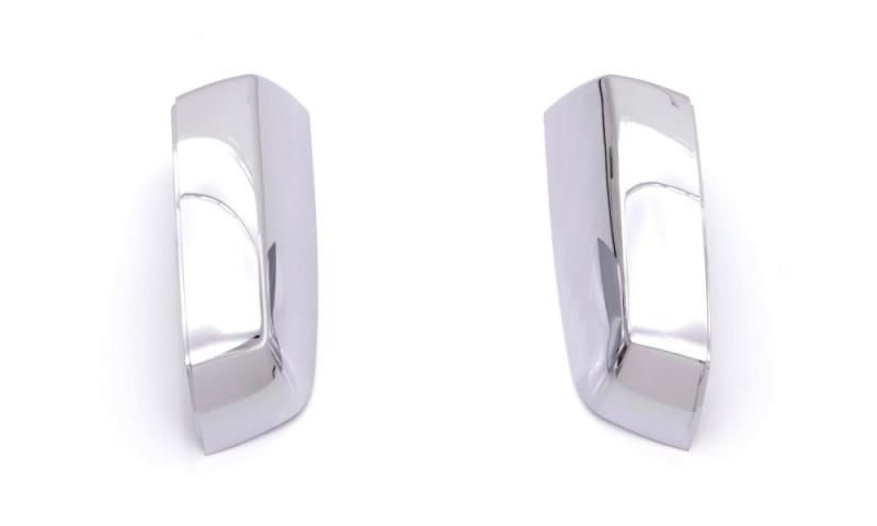 AVS 14-18 Chevy Silverado 1500 Upper Mirror Covers 2pc - Chrome 687686 Main Image