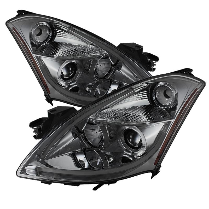 Spyder Nissan Altima 4Dr 10-12 Projector Headlights Light DRL LED Halo Smke PRO-YD-NA104D-LTDRL-SM 5076854 Main Image